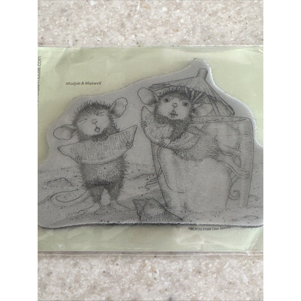 STAMPENDOUS House Mouse Lemon Sour Cling Mount Stamp Retired HMCR119 Summer